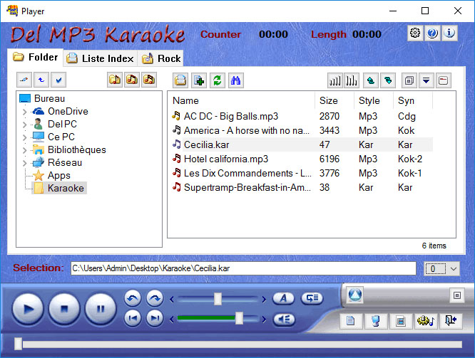 Del Mp3 Karaoke software